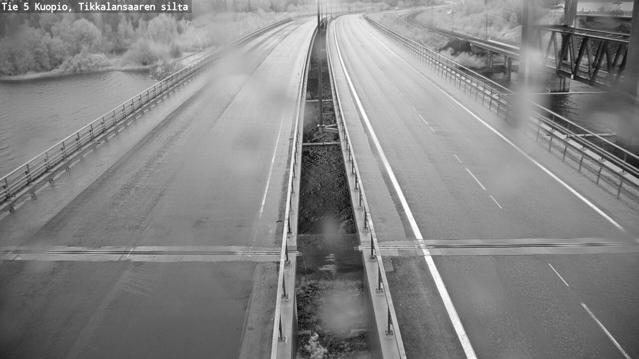 Weather Camera Image Road 5 Kuopio, Tikkalansaari, Kuopio, Pohjois-Savo