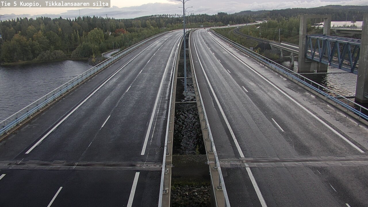 Kelikamerat Kuva Tie 5 Kuopio, Tikkalansaari, Kuopio, Pohjois-Savo