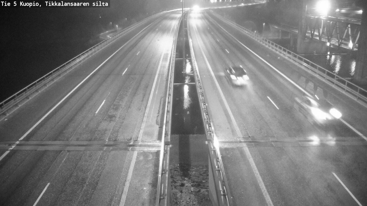 Weather Camera Image Road 5 Kuopio, Tikkalansaari, Kuopio, Pohjois-Savo
