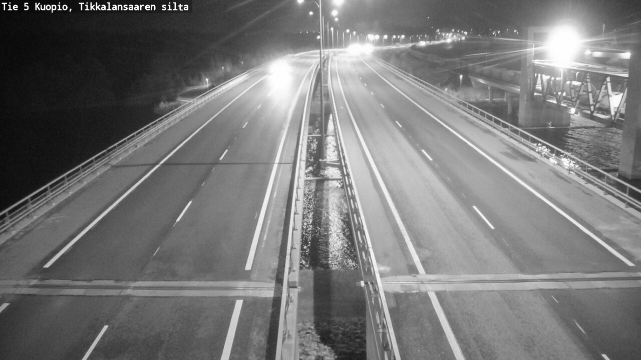 Weather Camera Image Väg 5 Kuopio, Tikkalansaari, Kuopio, Pohjois-Savo