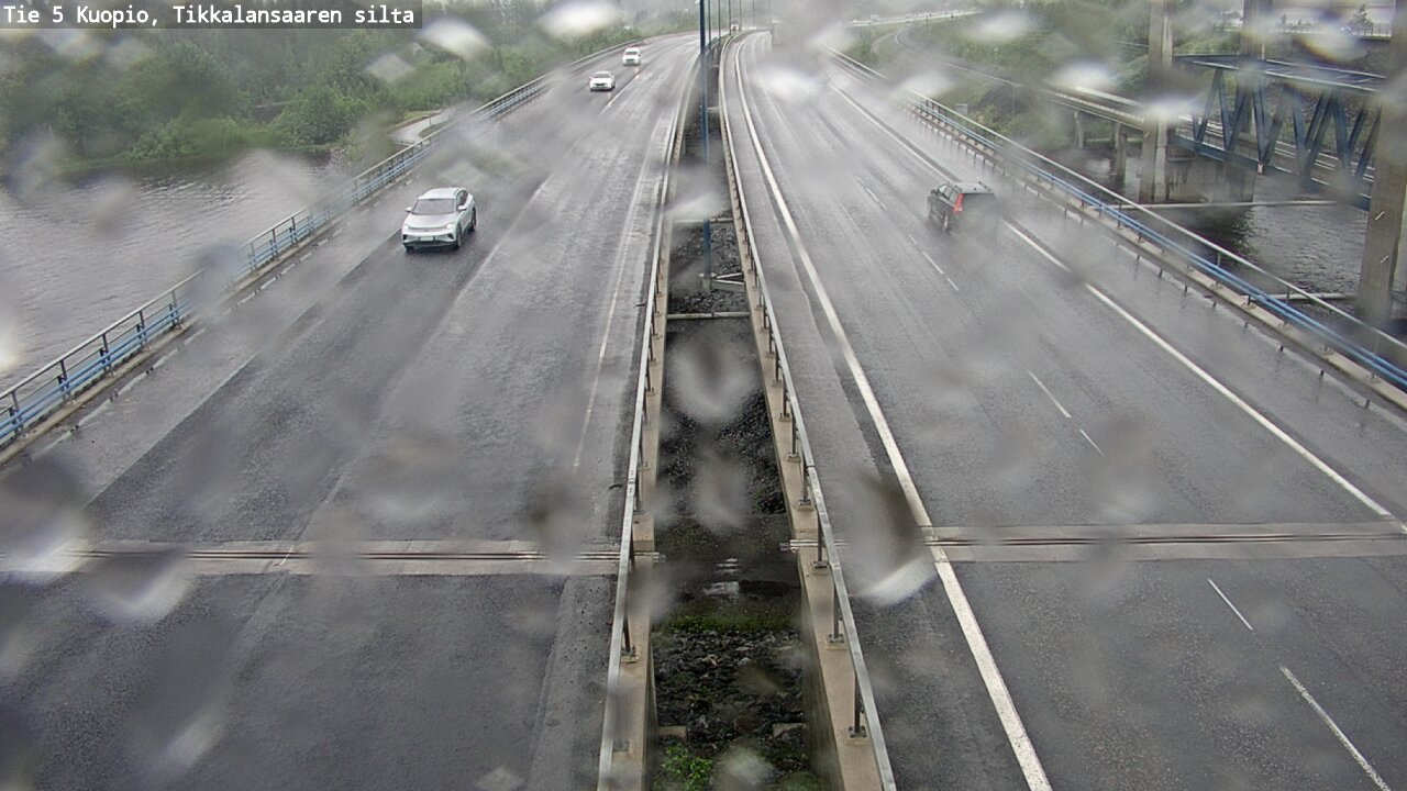 Weather Camera Image Väg 5 Kuopio, Tikkalansaari, Kuopio, Pohjois-Savo
