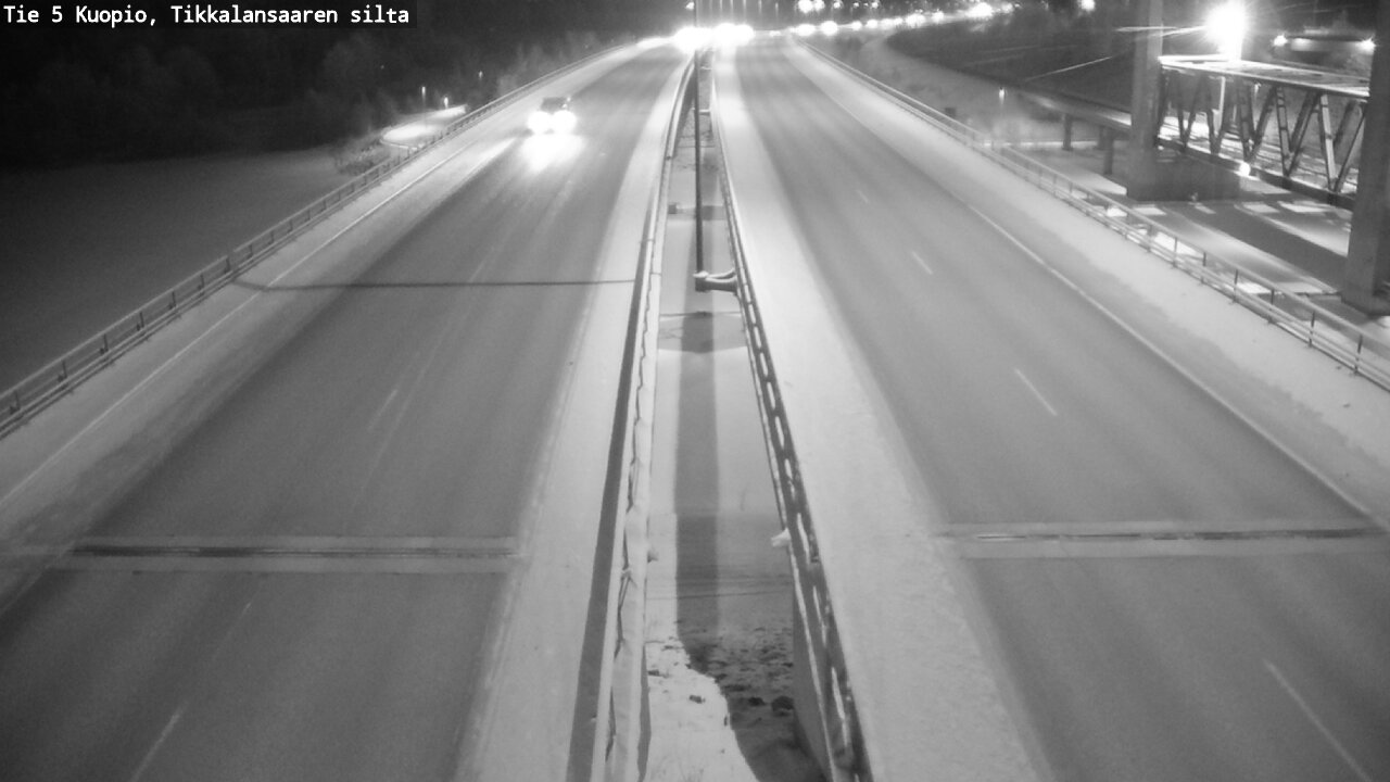 Weather Camera Image Väg 5 Kuopio, Tikkalansaari, Kuopio, Pohjois-Savo