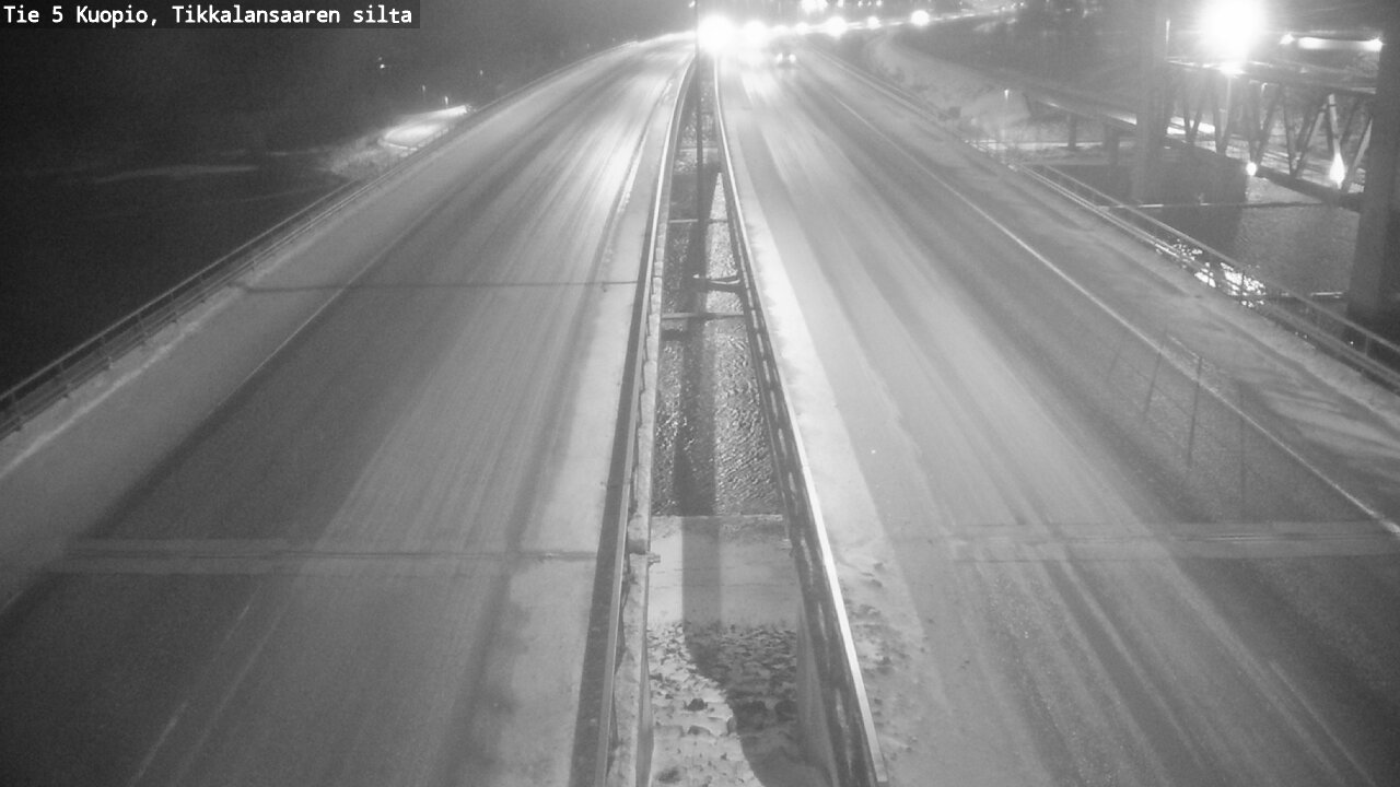 Weather Camera Image Road 5 Kuopio, Tikkalansaari, Kuopio, Pohjois-Savo