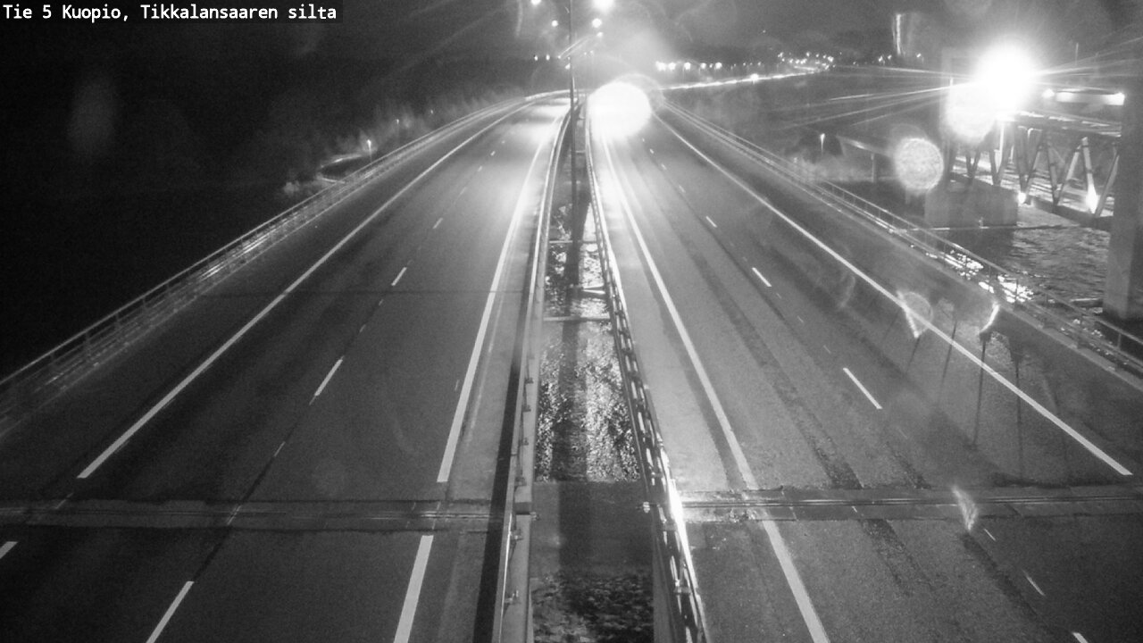 Weather Camera Image Väg 5 Kuopio, Tikkalansaari, Kuopio, Pohjois-Savo