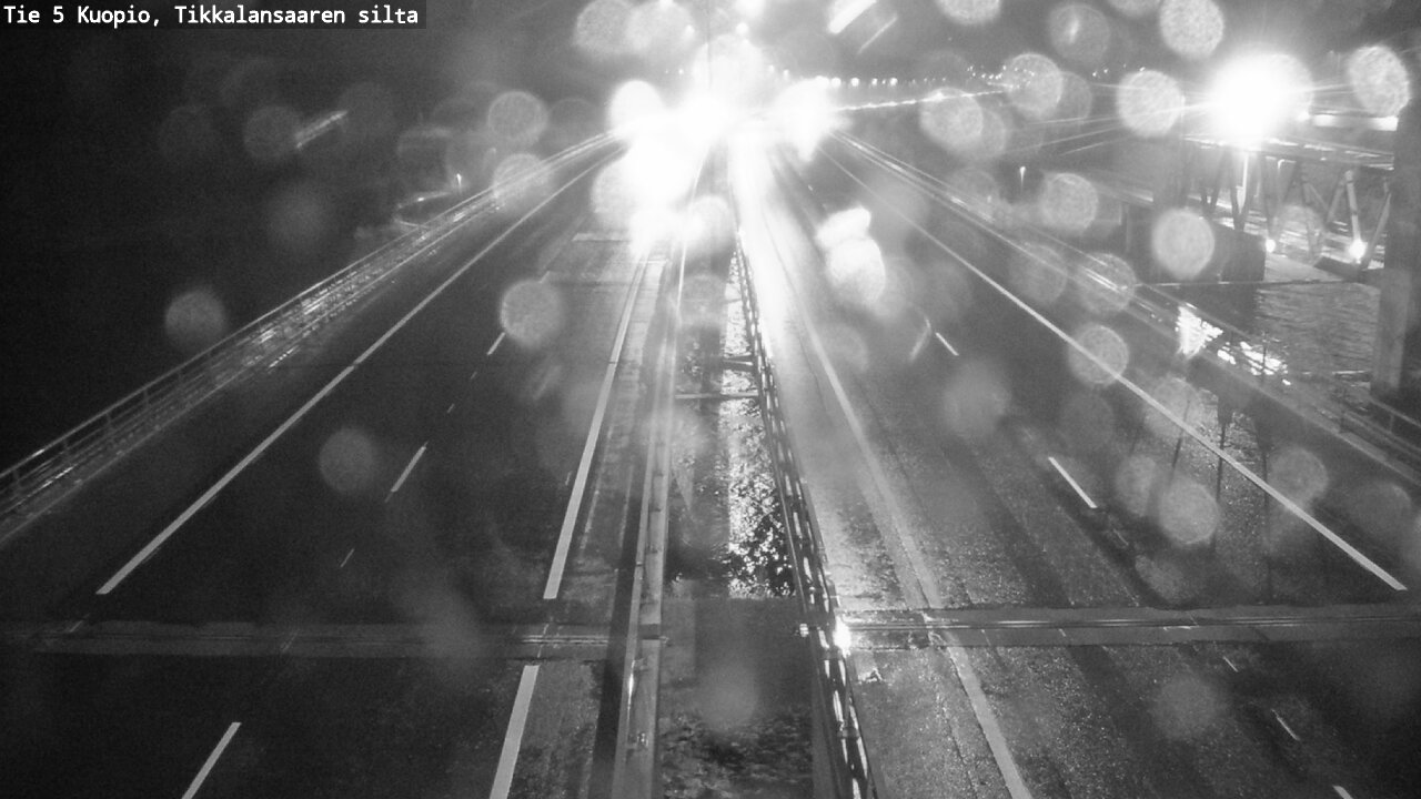 Weather Camera Image Väg 5 Kuopio, Tikkalansaari, Kuopio, Pohjois-Savo