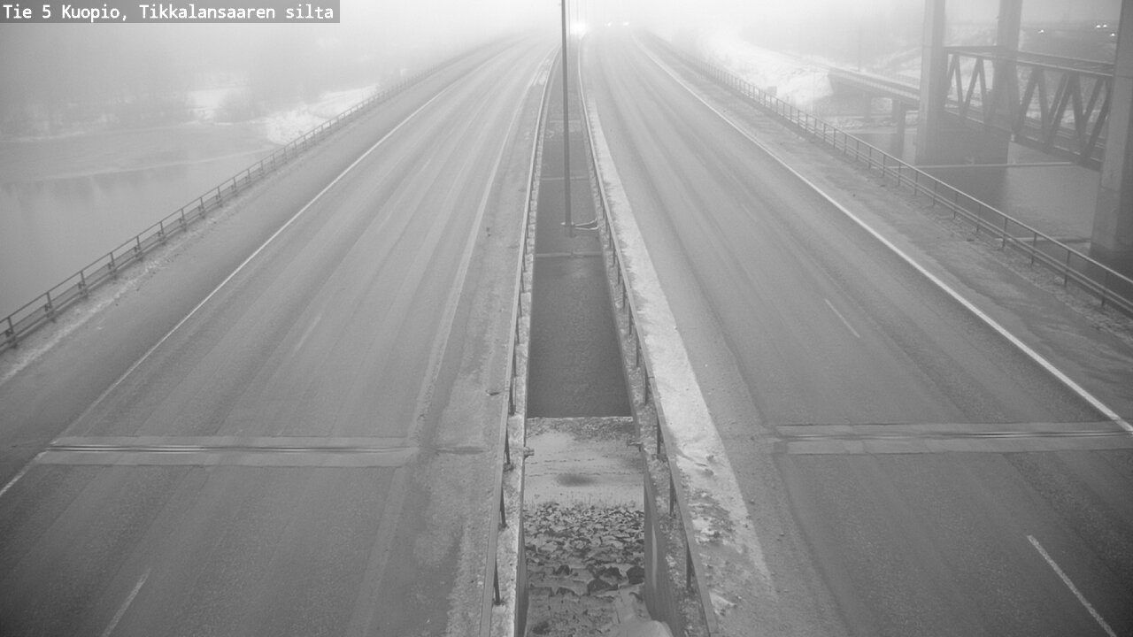 Weather Camera Image Road 5 Kuopio, Tikkalansaari, Kuopio, Pohjois-Savo