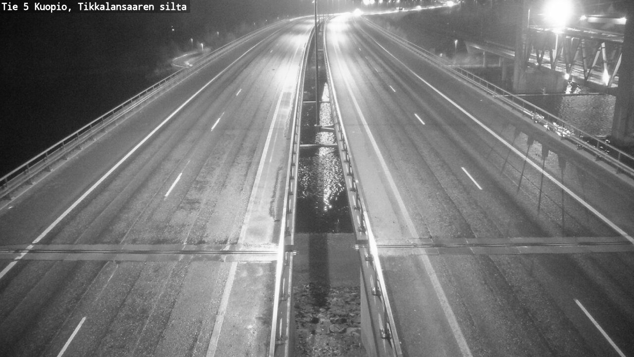Weather Camera Image Road 5 Kuopio, Tikkalansaari, Kuopio, Pohjois-Savo