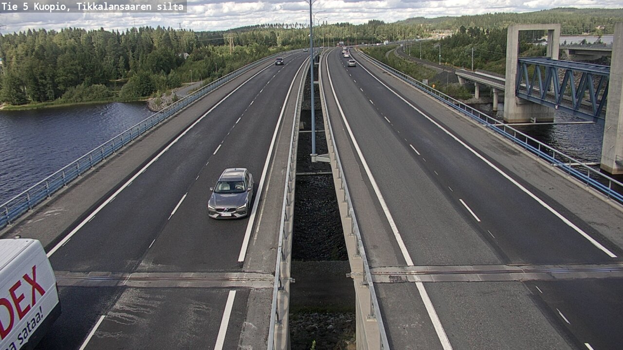 Kelikamerat Kuva Tie 5 Kuopio, Tikkalansaari, Kuopio, Pohjois-Savo