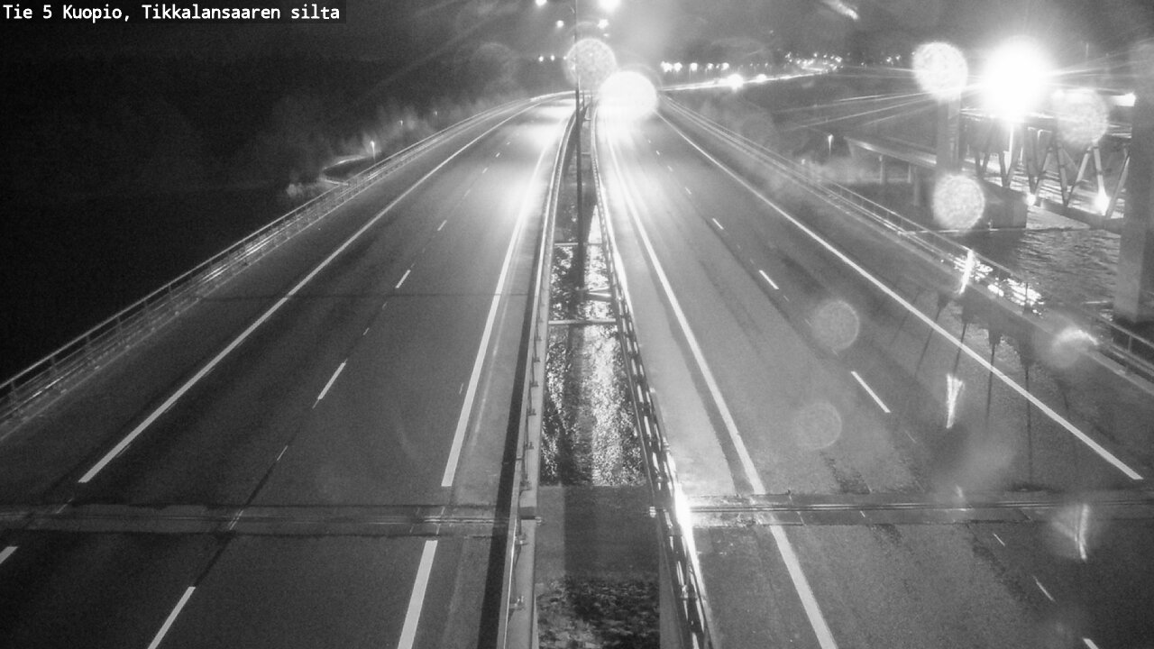 Weather Camera Image Väg 5 Kuopio, Tikkalansaari, Kuopio, Pohjois-Savo
