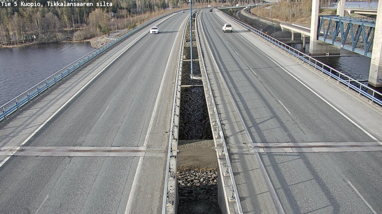 Weather Camera Image Väg 5 Kuopio, Tikkalansaari, Kuopio, Pohjois-Savo