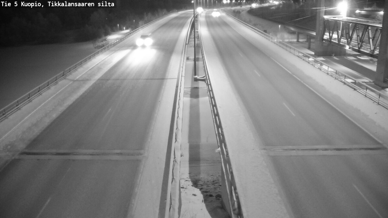 Weather Camera Image Väg 5 Kuopio, Tikkalansaari, Kuopio, Pohjois-Savo
