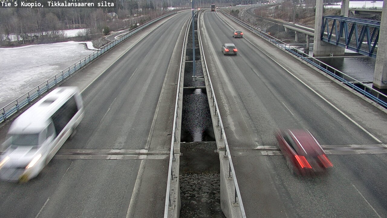 Kelikamerat Kuva Tie 5 Kuopio, Tikkalansaari, Kuopio, Pohjois-Savo