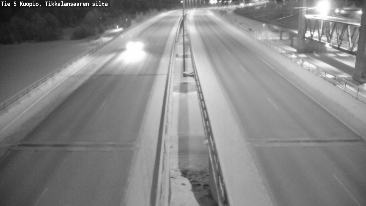 Weather Camera Image Väg 5 Kuopio, Tikkalansaari, Kuopio, Pohjois-Savo