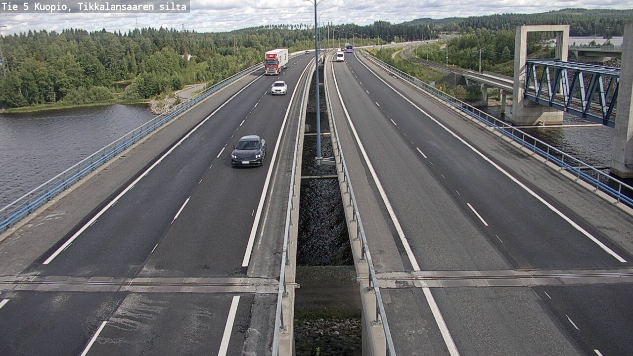 Kelikamerat Kuva Tie 5 Kuopio, Tikkalansaari, Kuopio, Pohjois-Savo