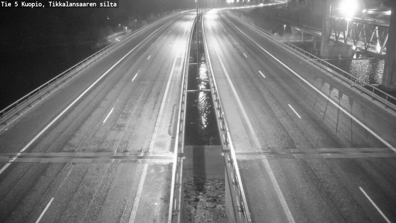 Weather Camera Image Road 5 Kuopio, Tikkalansaari, Kuopio, Pohjois-Savo