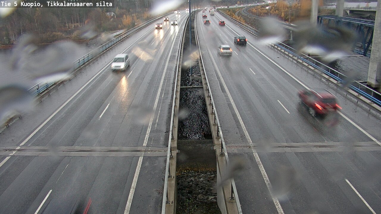 Weather Camera Image Väg 5 Kuopio, Tikkalansaari, Kuopio, Pohjois-Savo