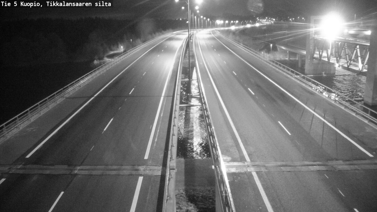 Weather Camera Image Väg 5 Kuopio, Tikkalansaari, Kuopio, Pohjois-Savo