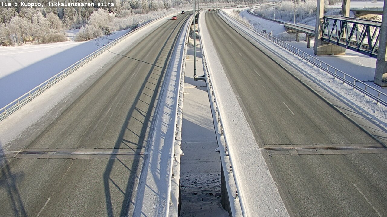 Weather Camera Image Väg 5 Kuopio, Tikkalansaari, Kuopio, Pohjois-Savo