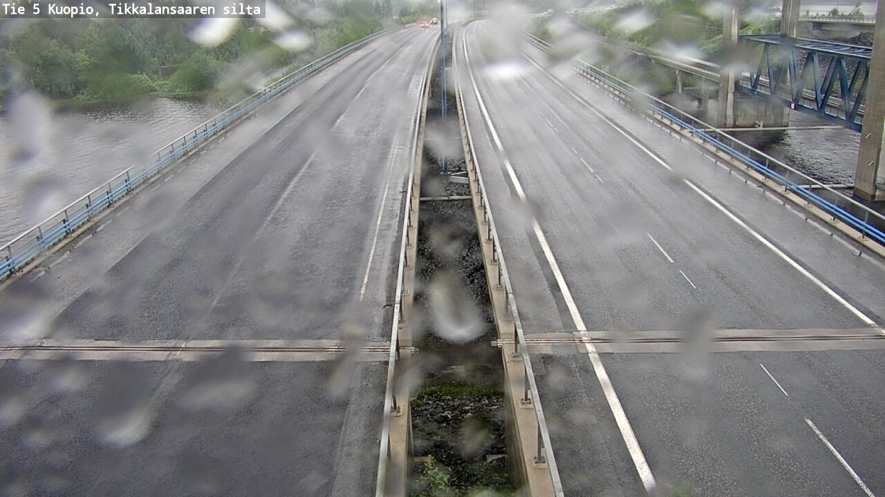Weather Camera Image Väg 5 Kuopio, Tikkalansaari, Kuopio, Pohjois-Savo