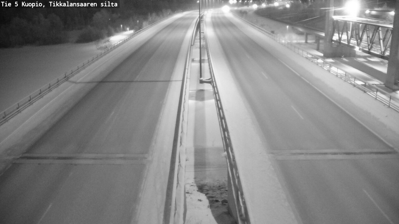 Weather Camera Image Väg 5 Kuopio, Tikkalansaari, Kuopio, Pohjois-Savo