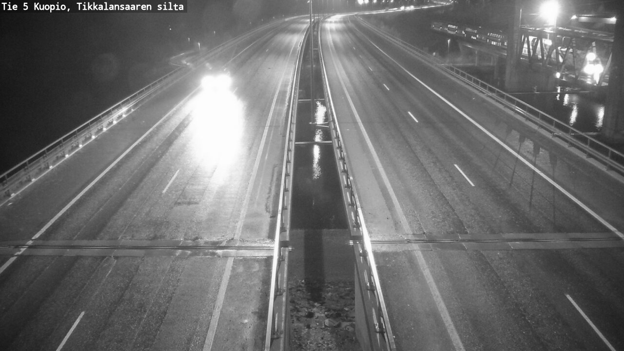 Weather Camera Image Road 5 Kuopio, Tikkalansaari, Kuopio, Pohjois-Savo