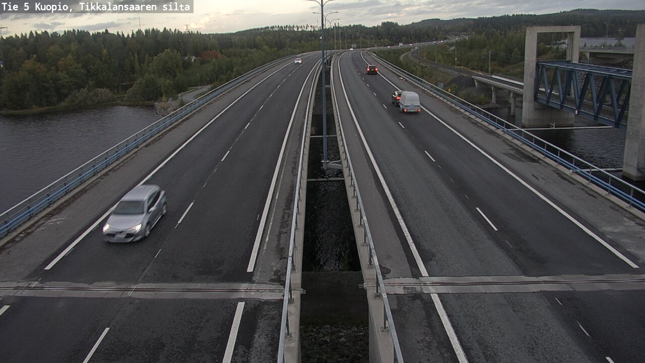 Weather Camera Image Väg 5 Kuopio, Tikkalansaari, Kuopio, Pohjois-Savo