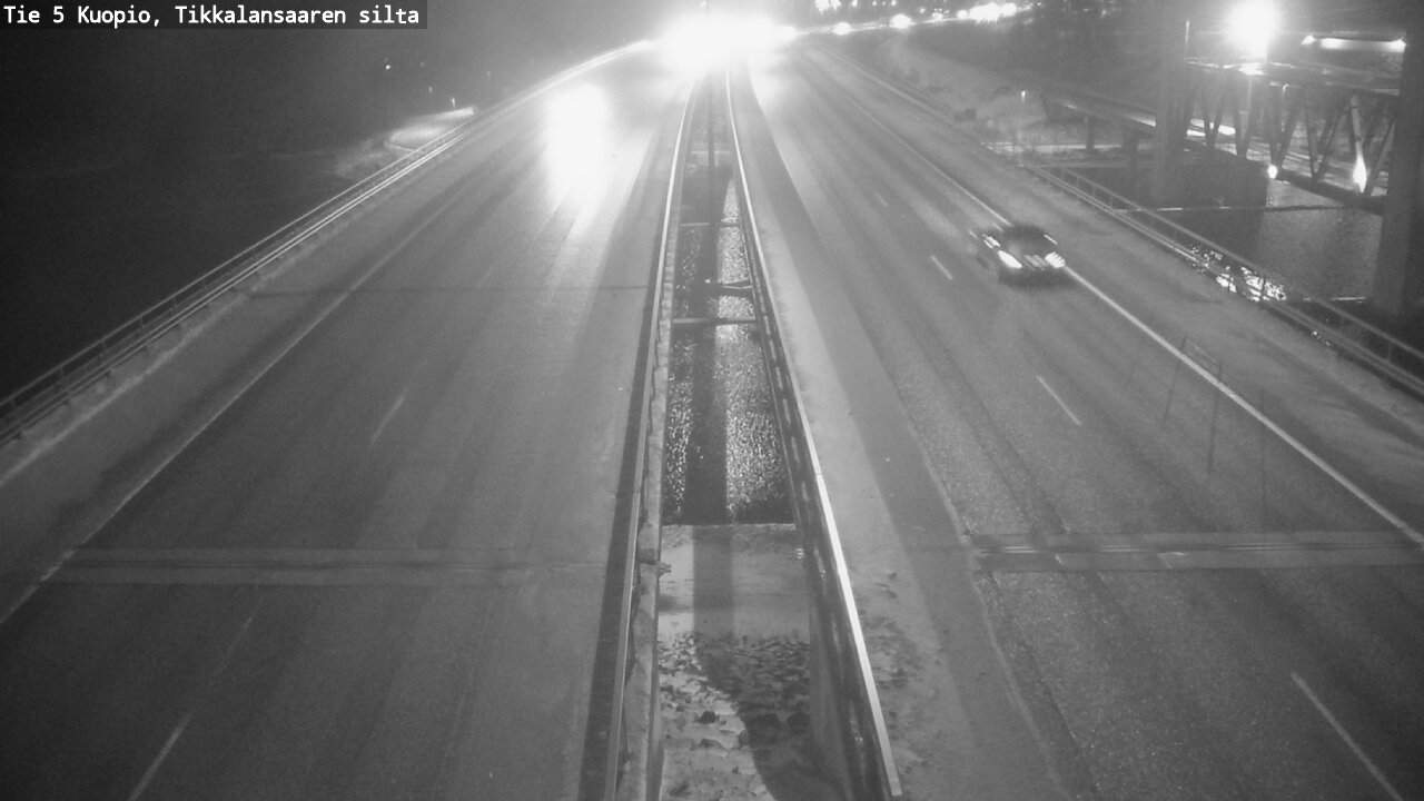 Weather Camera Image Road 5 Kuopio, Tikkalansaari, Kuopio, Pohjois-Savo