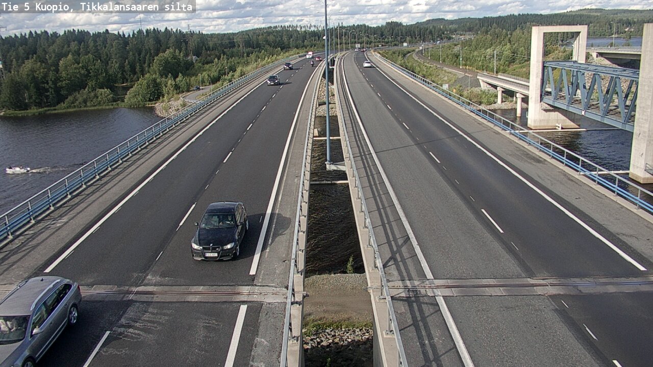 Kelikamerat Kuva Tie 5 Kuopio, Tikkalansaari, Kuopio, Pohjois-Savo