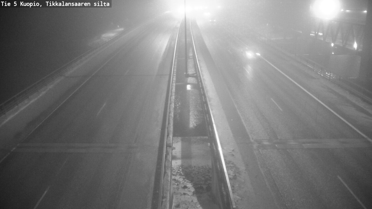 Weather Camera Image Road 5 Kuopio, Tikkalansaari, Kuopio, Pohjois-Savo