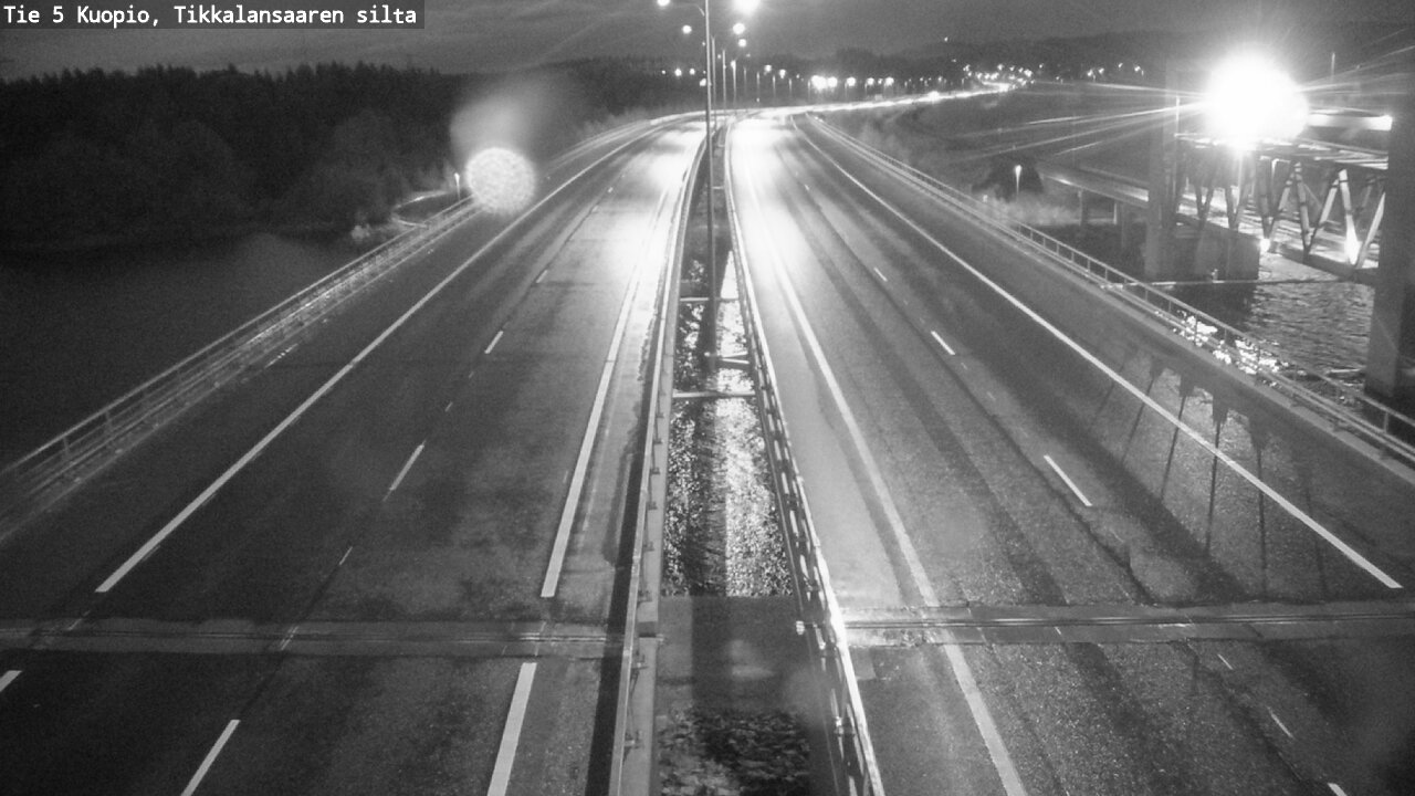 Weather Camera Image Väg 5 Kuopio, Tikkalansaari, Kuopio, Pohjois-Savo