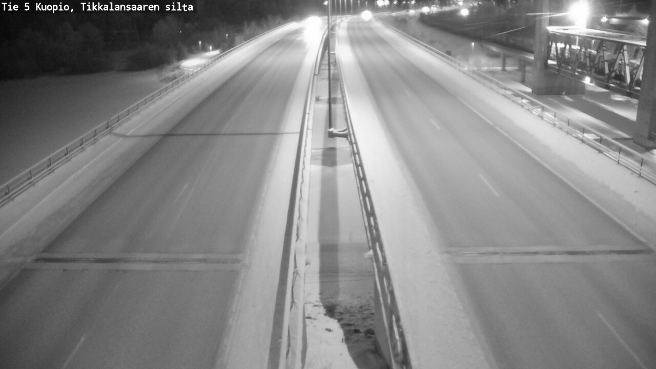 Weather Camera Image Väg 5 Kuopio, Tikkalansaari, Kuopio, Pohjois-Savo