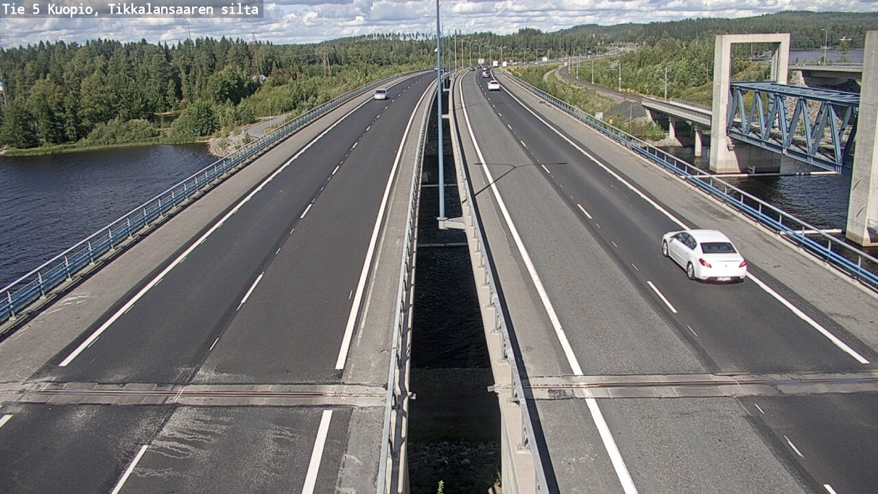 Kelikamerat Kuva Tie 5 Kuopio, Tikkalansaari, Kuopio, Pohjois-Savo