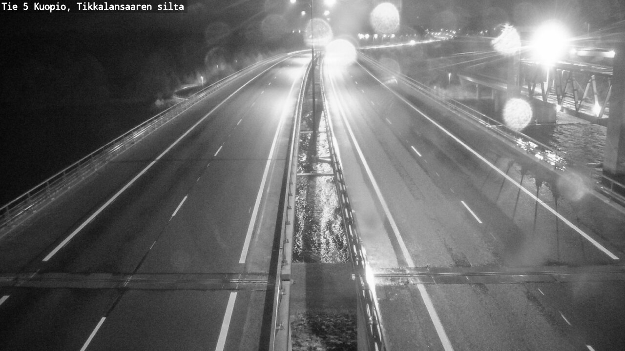 Weather Camera Image Väg 5 Kuopio, Tikkalansaari, Kuopio, Pohjois-Savo