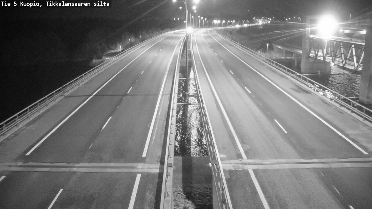 Weather Camera Image Väg 5 Kuopio, Tikkalansaari, Kuopio, Pohjois-Savo