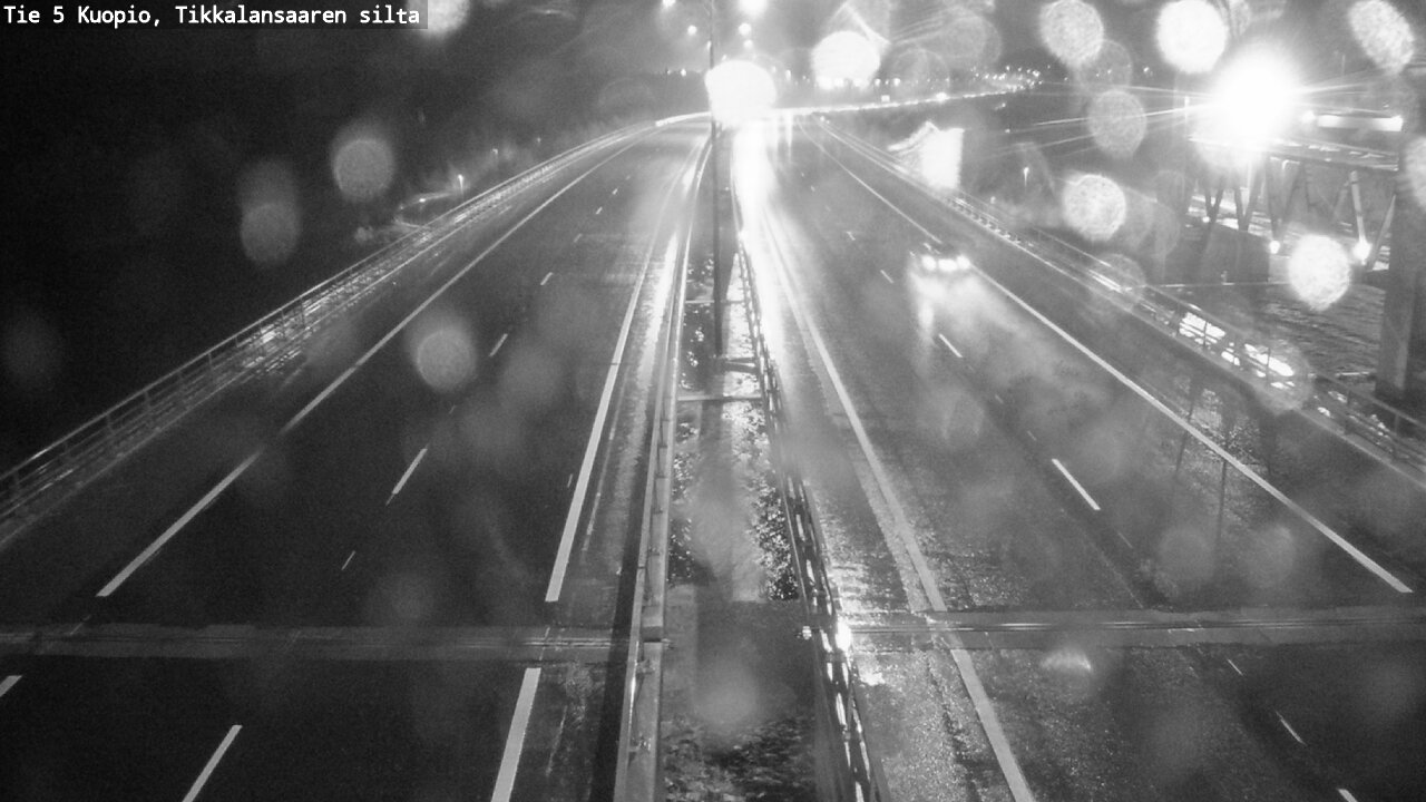 Weather Camera Image Väg 5 Kuopio, Tikkalansaari, Kuopio, Pohjois-Savo