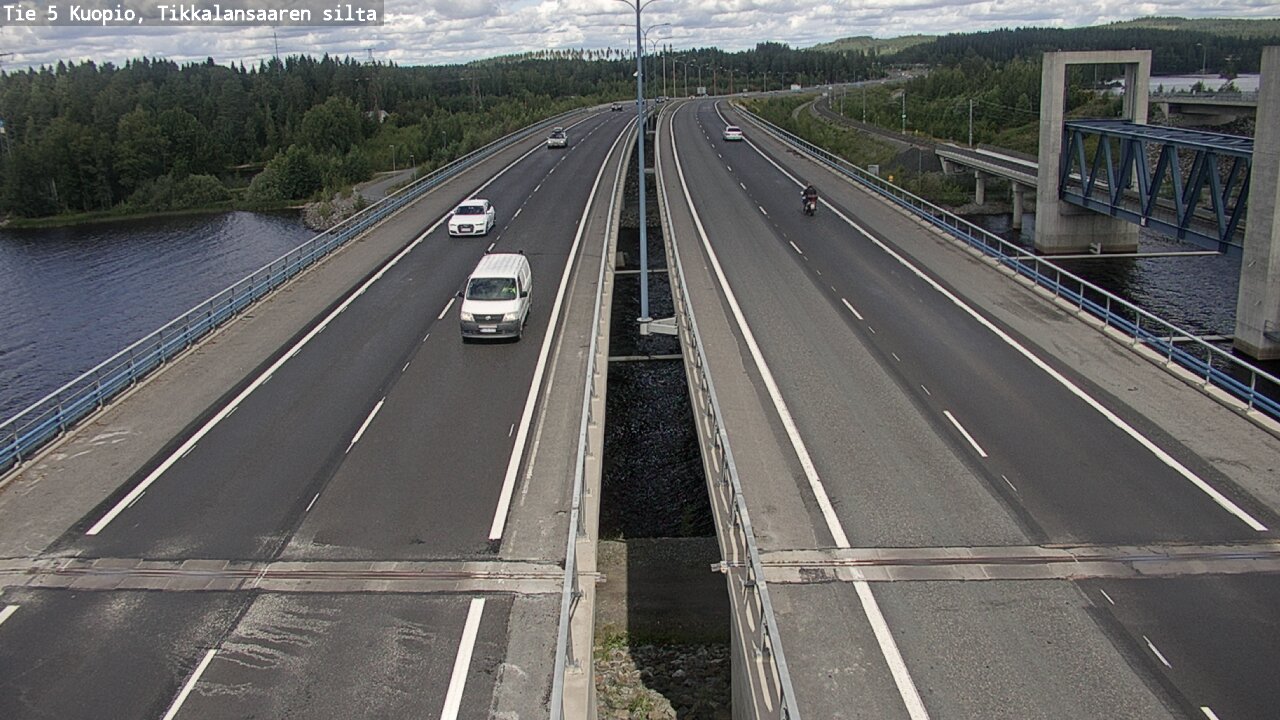 Kelikamerat Kuva Tie 5 Kuopio, Tikkalansaari, Kuopio, Pohjois-Savo