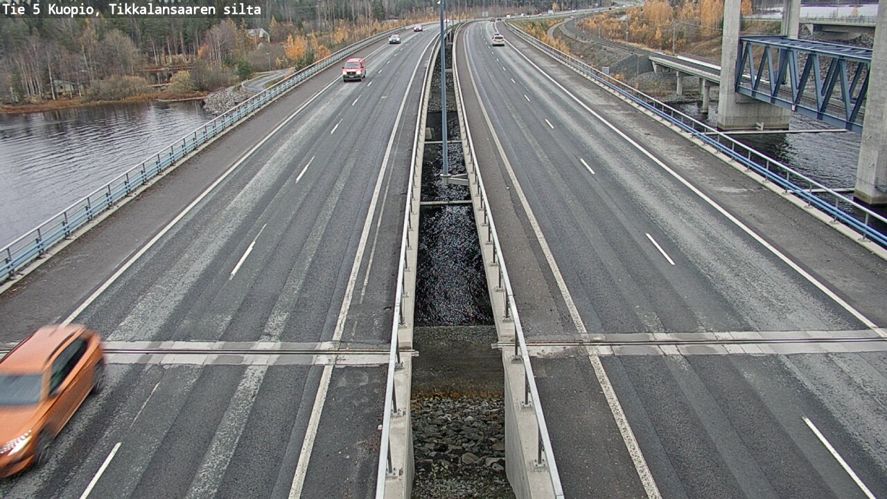 Weather Camera Image Väg 5 Kuopio, Tikkalansaari, Kuopio, Pohjois-Savo
