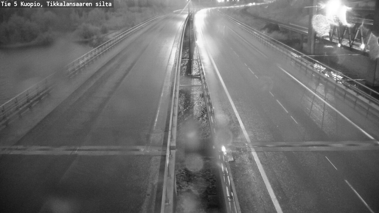 Weather Camera Image Road 5 Kuopio, Tikkalansaari, Kuopio, Pohjois-Savo