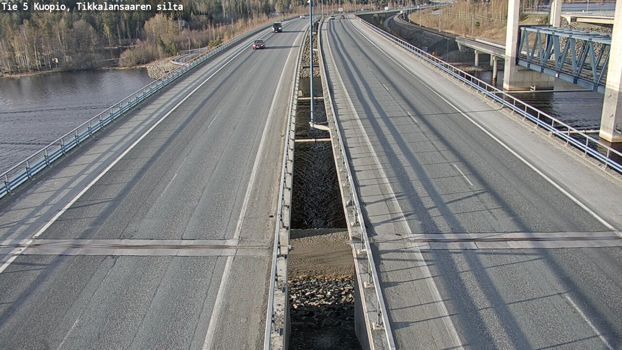 Weather Camera Image Väg 5 Kuopio, Tikkalansaari, Kuopio, Pohjois-Savo