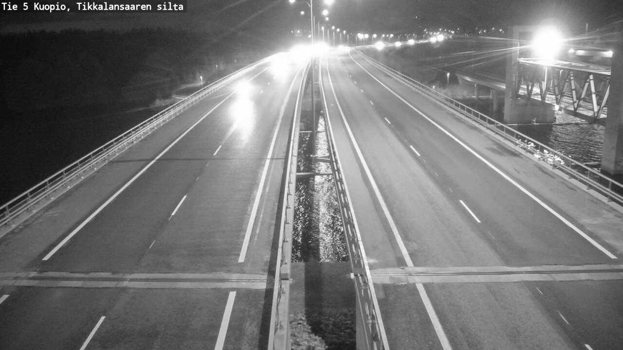 Weather Camera Image Väg 5 Kuopio, Tikkalansaari, Kuopio, Pohjois-Savo