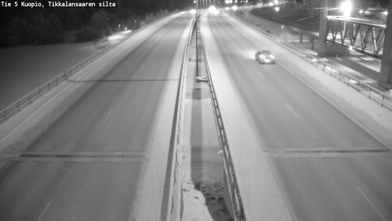 Weather Camera Image Väg 5 Kuopio, Tikkalansaari, Kuopio, Pohjois-Savo