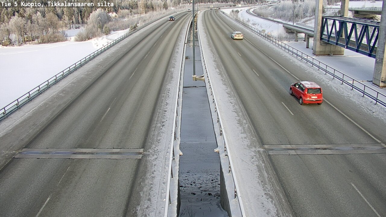Kelikamerat Kuva Tie 5 Kuopio, Tikkalansaari, Kuopio, Pohjois-Savo