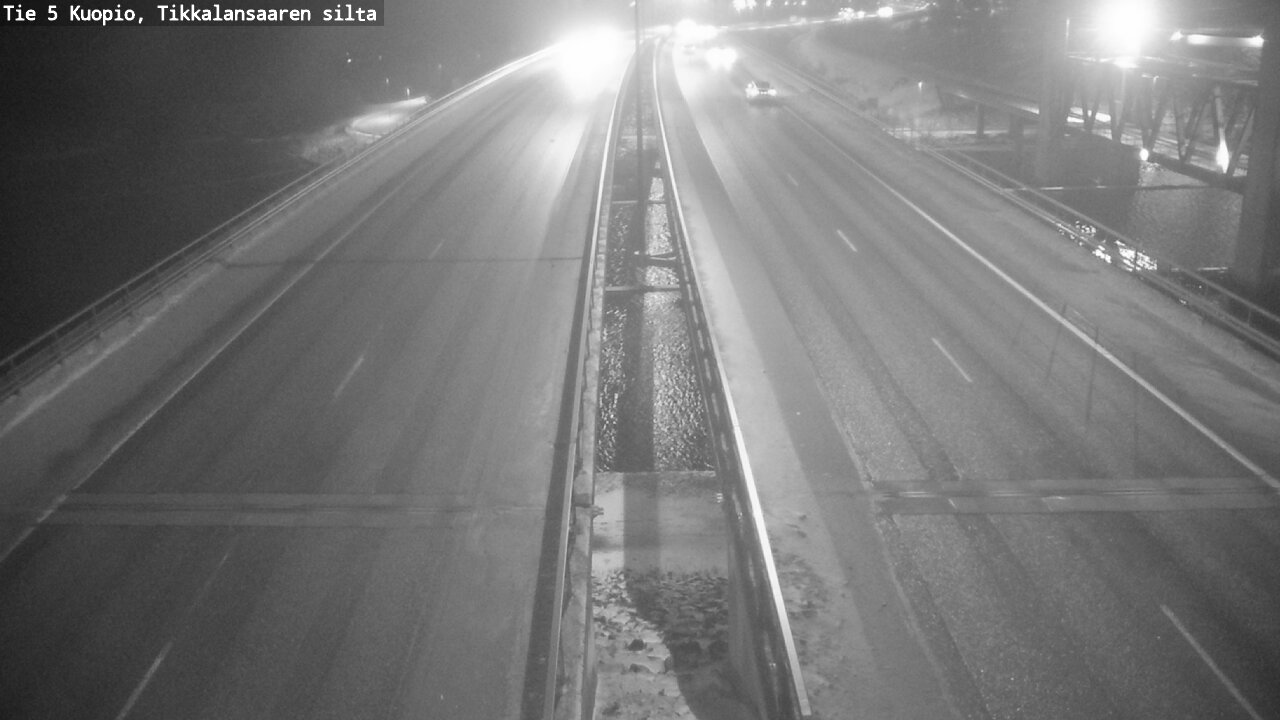 Weather Camera Image Road 5 Kuopio, Tikkalansaari, Kuopio, Pohjois-Savo