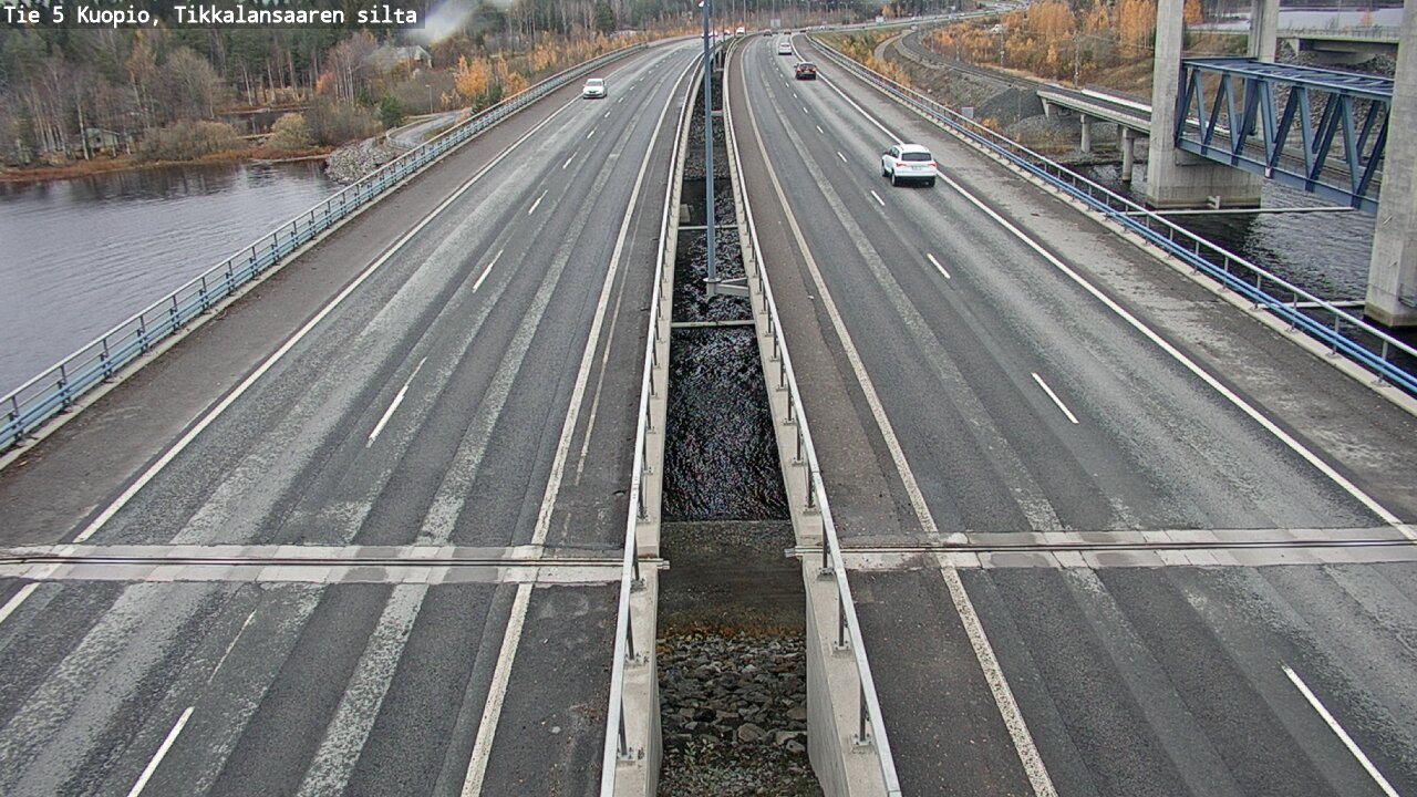 Weather Camera Image Väg 5 Kuopio, Tikkalansaari, Kuopio, Pohjois-Savo