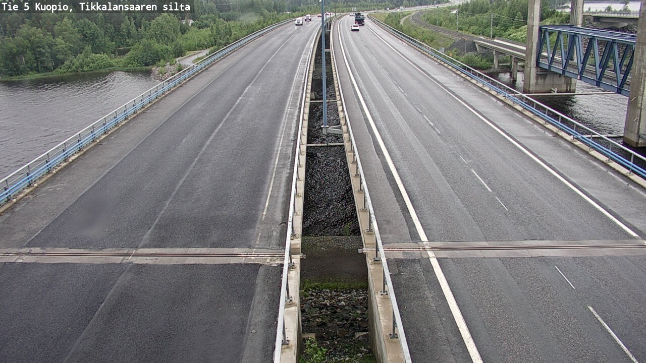 Weather Camera Image Väg 5 Kuopio, Tikkalansaari, Kuopio, Pohjois-Savo