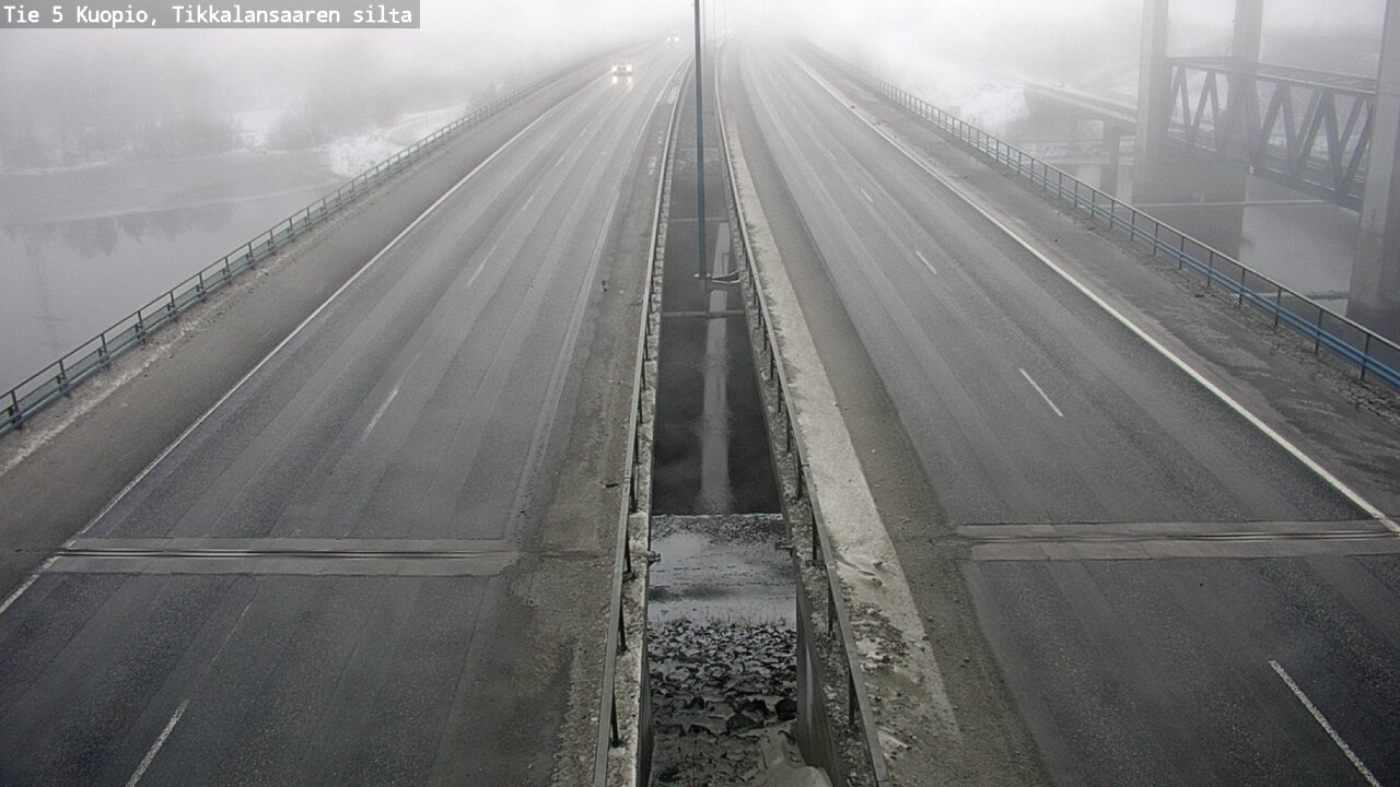 Weather Camera Image Road 5 Kuopio, Tikkalansaari, Kuopio, Pohjois-Savo