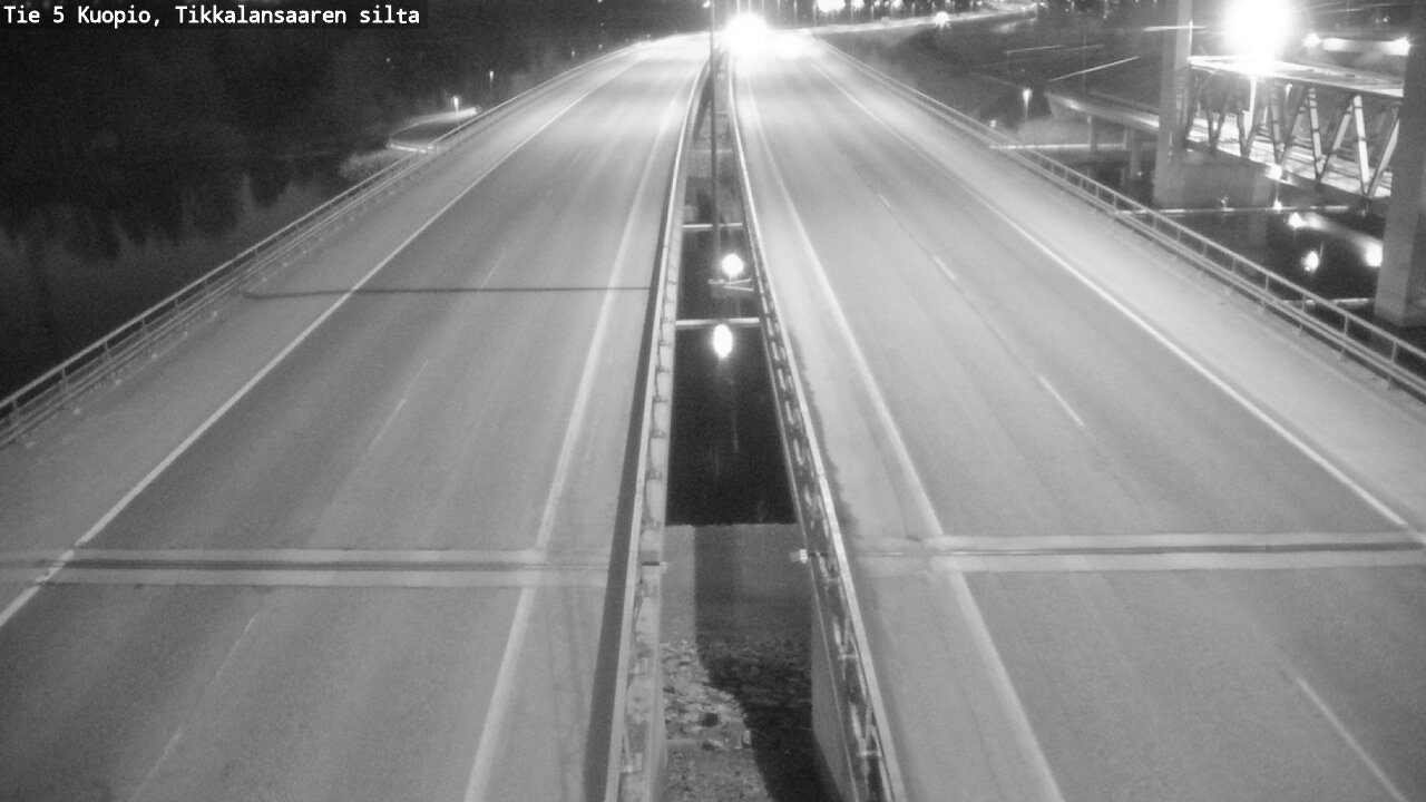 Weather Camera Image Väg 5 Kuopio, Tikkalansaari, Kuopio, Pohjois-Savo