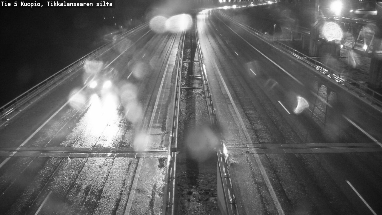 Weather Camera Image Väg 5 Kuopio, Tikkalansaari, Kuopio, Pohjois-Savo