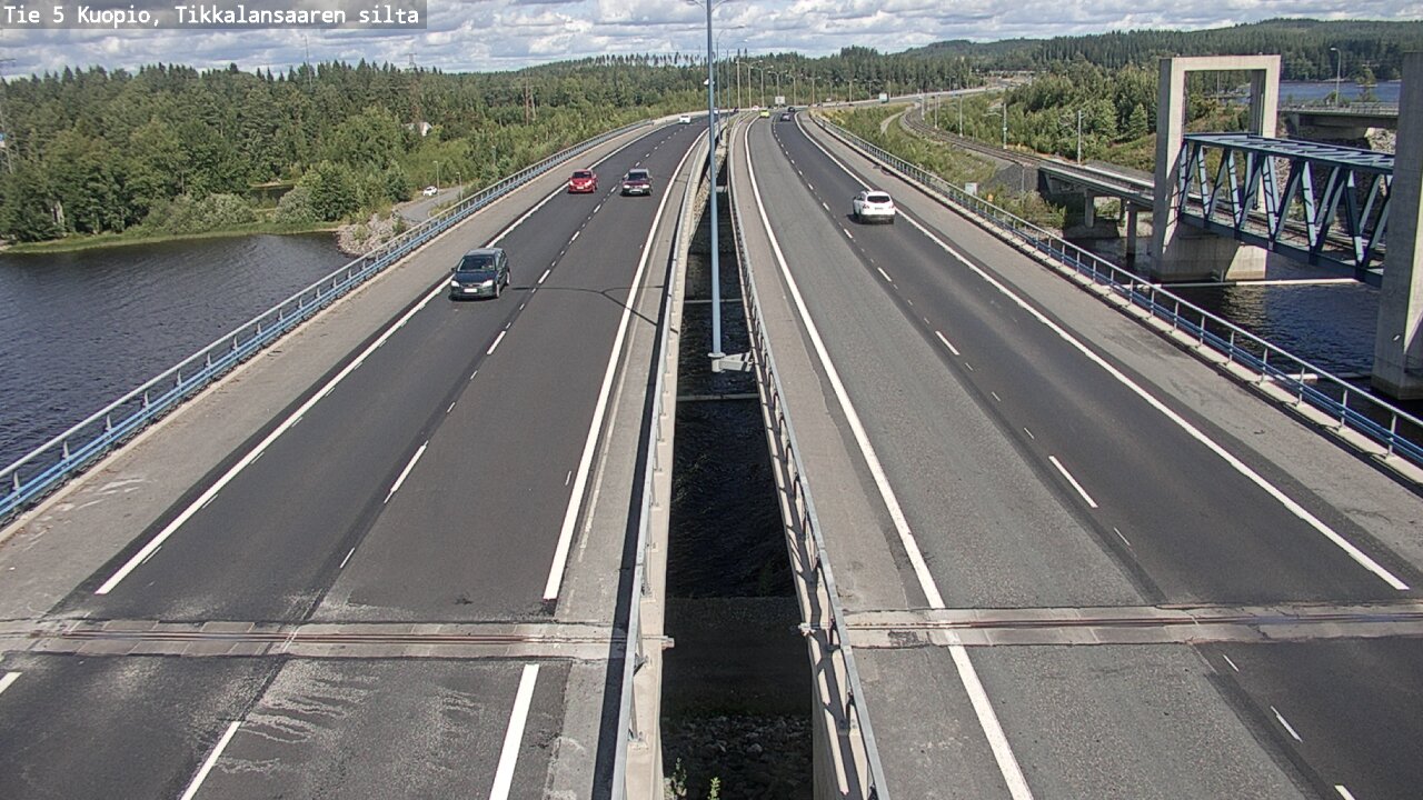 Kelikamerat Kuva Tie 5 Kuopio, Tikkalansaari, Kuopio, Pohjois-Savo