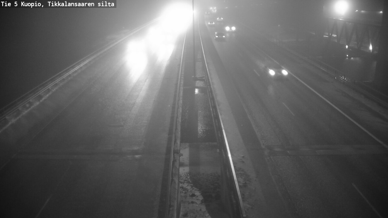 Weather Camera Image Road 5 Kuopio, Tikkalansaari, Kuopio, Pohjois-Savo